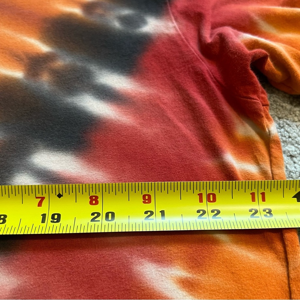 Harley Davidson Motorcycle HD Yosemite Sam Looney Tunes Shirt Tye Dye Orange XL - Picture 3 of 13